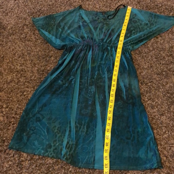 Size small city triangles multi colored dress made in USA - Picture 10 of 11